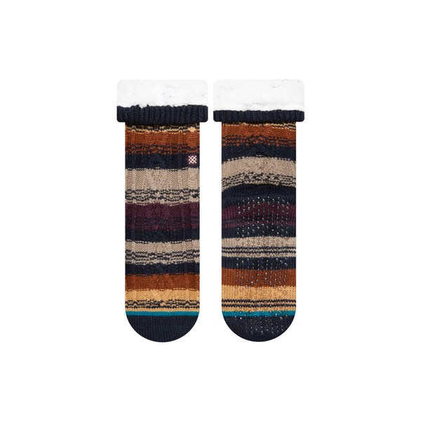 Stance Toasted Crew Socks (Small, Burgundy)
