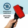 IPEA Spazzola Velluto Levapelucchi - [ GIREVOLE ] - per