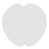 Heart Shaped Silicone Foam Dressing Bordered Waterproof Wound Bandage 18x18cm/7.09x7.09in
