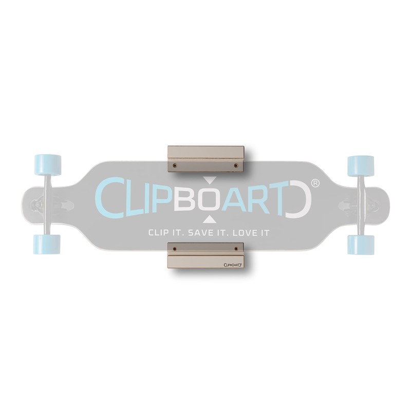 Clipboart® Standard Wall Mount - Black - Bracket - Snowboard