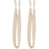 Set of 2 Lewondr Curtain Tiebacks Braid Rope Tiebacks Easy