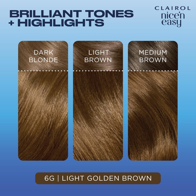 Clairol Nice'n Easy Crème, Natural Looking Oil Infused Permanent Hair