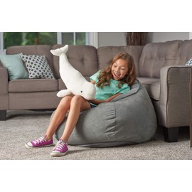 Wild Republic Beluga Whale Plush, Stuffed Animal, Plush Toy, Gifts for Kids, Cuddlekins, 21 inches , White