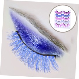 Mikinona 5 Pairs Makeup False Lashes Thick Volume Eyelash Extensions Faux Lashes for Weddings Parties Everyday