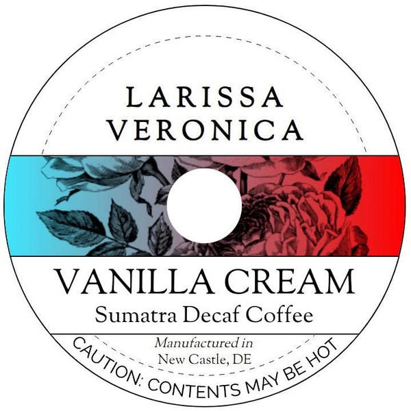 Vanilla Cream Sumatra Decaf Coffee (Single Serve K-Cup Pods) (Gourmet,