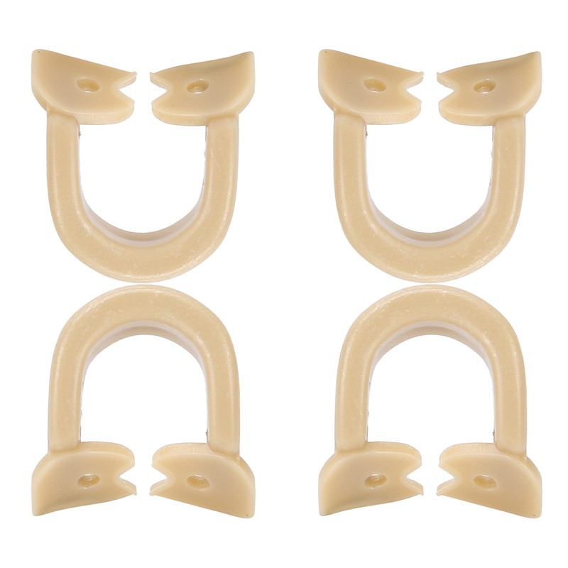 4pcs Resin Dental Dam Clamps Barrier Clip Dental Materials Tool