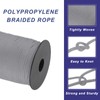 sourcing map 3mm Polypropylene Rope Braided Ropes, 100m Nylon Rope