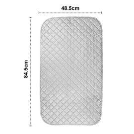Cozlly Ironing Mat 48 x 85 cm, Ironing Cushion Portable, Ironing Blanket Home, Ironing Mat Heat Resistant, Non-Slip Ironing Pad for Table, Foldable Ironing Pad for Washing Machine, Dryer, Table Top
