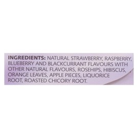 Twinings B25886 Twinings Herbal Wild Berries Tea - 6x20 Bag