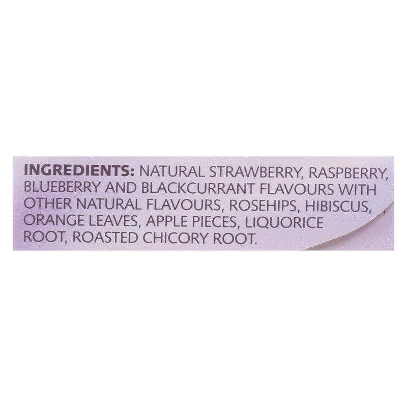 Twinings B25886 Twinings Herbal Wild Berries Tea - 6x20 Bag