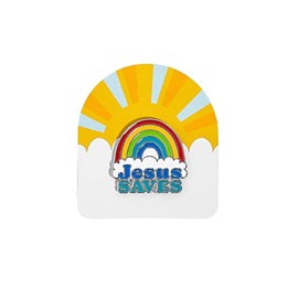 Jesus Saves Pins with Card, 12 Pieces