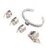 Guitar Pick Set with Alloy Bracelet Stainless Steel Finger Thumb