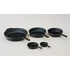 Home VSS Cast Iron， Pre-Seasoned Skillet 5pcs Set, Including 3",