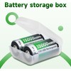 USB D Rechargeable Batteries Lithium 1.5V Constant Output 15000mWh Li-ion