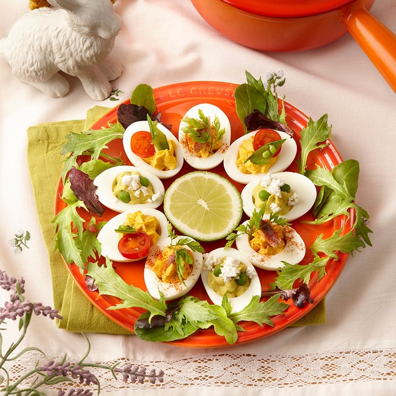 Le Creuset Round Plate LC 23cm Orange