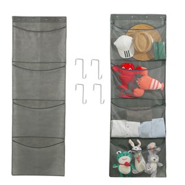 KBCYRT Over The Door Storage, Stuffed Animal Storage, Over Door Storage, Overdoor Storage Organiser, Soft Toy Storage, Cuddly Toy Storage, Door Hanging Storage, for Bedroom Bathroom Nursery Kid Room