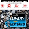 Delivery Driver Magnet for Car - 3-Pack Frequent Stops Removable