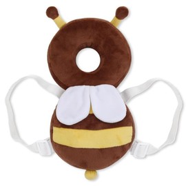 Little Bee Anti Falling Pillow Head Protector Cushion, with Horizontal Band Walking Head Protection Safety Pads, Adjustable lint Cushion Backpack for Falling Crawling and Walking Anti Fall Pillow