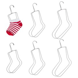 UNICRAFTALE Pack of 6 3 Sizes Sock Blocker Stainless Steel Socks Dry Hanger Knitted Sock Shaper Metal for Quick Drying and Presentation of Hand Knitted and Crocheted Socks