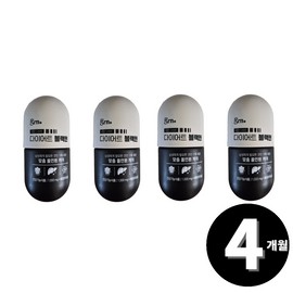 Living Factory H Partner GRN Blackman Black All-in-one Men's Diet 60 tablets, 4 packs / GRN 블랙맨 검정이 올인원 남자 다이어트 60정, 4개
