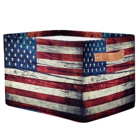 Large Foldable Storage Baskets with Handles, Fashionable Camouflage Millatry Fabric Collapsible Storage Bin Organizer Bag for Girls Storage Toy Home Pet Closets Offices Bedrooms