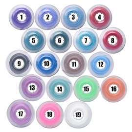 ANNWAH Dental Colorful Orthodontic Braces Rubber Chains,Dental Rubber Chains for Braces Power Chains for Orthodontic Treatment(Short,Orange 7)