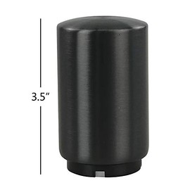 Begale abridor de botellas de cerveza de acero inoxidable, paquete de 6, abridor de tapa de botella con botón magnético, negro