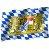Sportfanshop24 Flag Bavaria with Lion (Small Diamonds) State Flag /