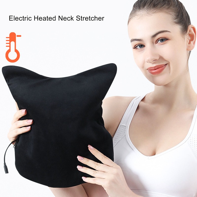 Electric Neck Stretcher Relieve Fatigue Reduce Stress Heated Cervical Neck