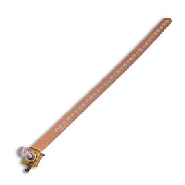 SatelliteSale Copper Coated Grounding Strap 12" Flexible and Adjustable, Pack of 1