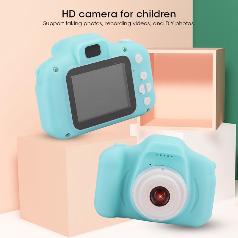 HD Cartoon Digital Video Camera Toy DIY Photos Video Recording