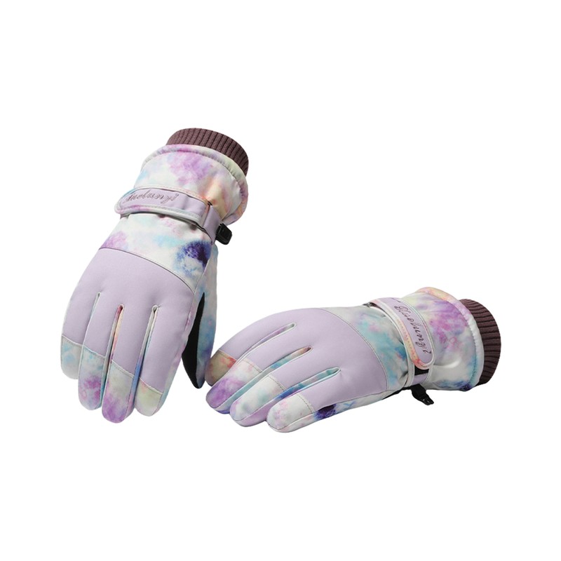 Ski Gloves Autumn and Winter Warm Cycling Gloves Girls Outdoor