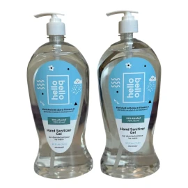 Hello Bello 2PK Hand Sanitizer Hello Bello 32 oz Extra Large Gel Hand Sanitizer 75% Alcohol