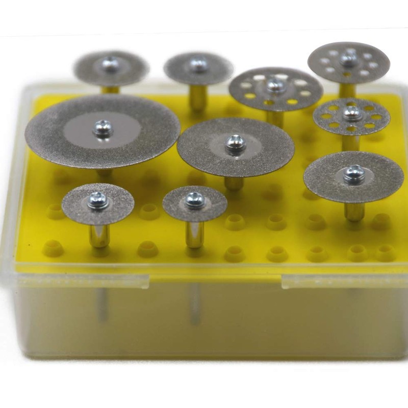 Diamond Cutting Wheel, 10PCS 1/8" Diamond Cutting Discs Cut-Off Wheel