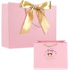 FUNCANDLE Pink Happy 12th Birthday Gifts Bag with Greeting Handles