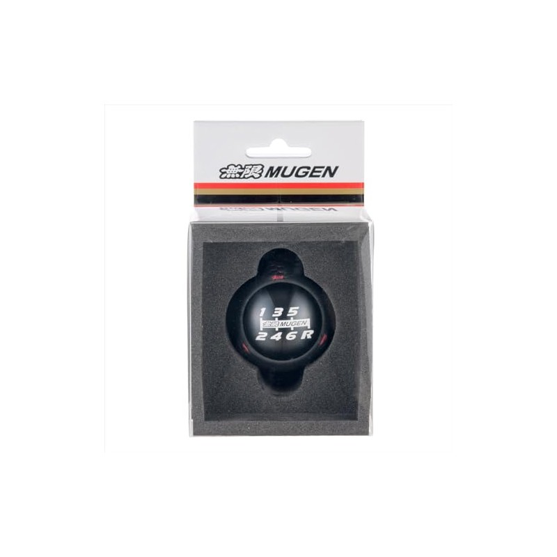 Mugen Civic 54102-XMEB-K0S0-BK Leather Shift Knob Leather Shift Knob (Fits