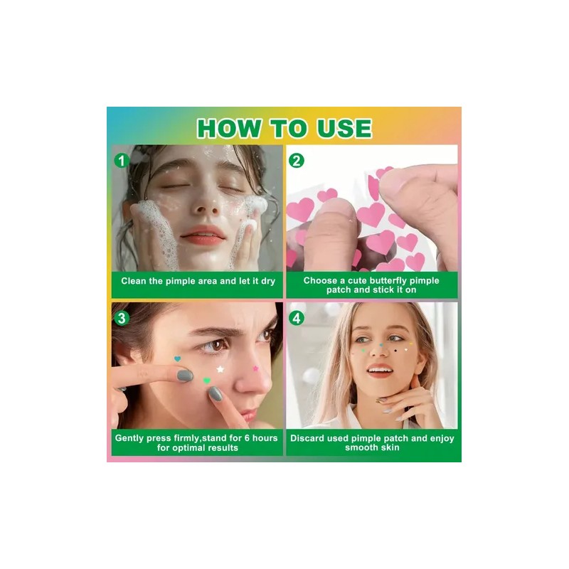 2280 Pimple Patch Parches Kawai Acné Hidrocoloide