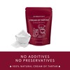 AROMACRAVE Cream of Tartar Powder, High-Purity Potassium Bitartrate for Baking