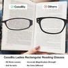 CessBlu 10 Pack Classic Reading Glasses for Women Narrow Frame