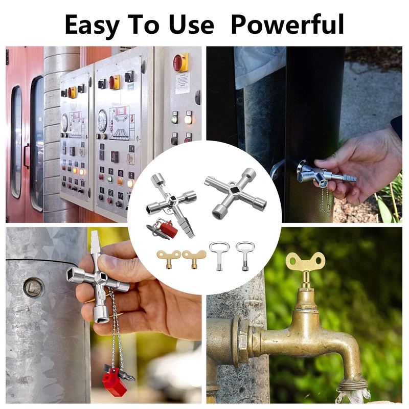 Control Cabinet Key Pack of 6 Universal Keys Tap Key