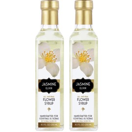 Floral Elixir Co. - All Natural Syrups for Cocktails & Sodas (2 x 8.5 oz) (Jasmine)