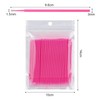 TAKUZA Pack of 200 Disposable Micro Brushes Eyelash Brushes for