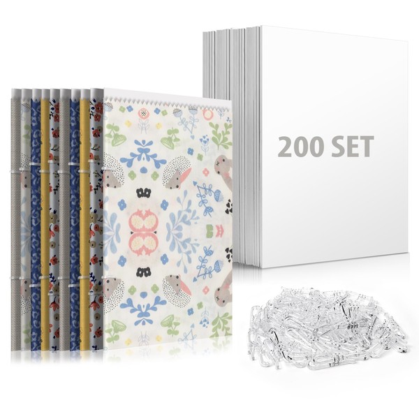 Fabric Organizer Boards for Neat and Easy Storage,Set of 200