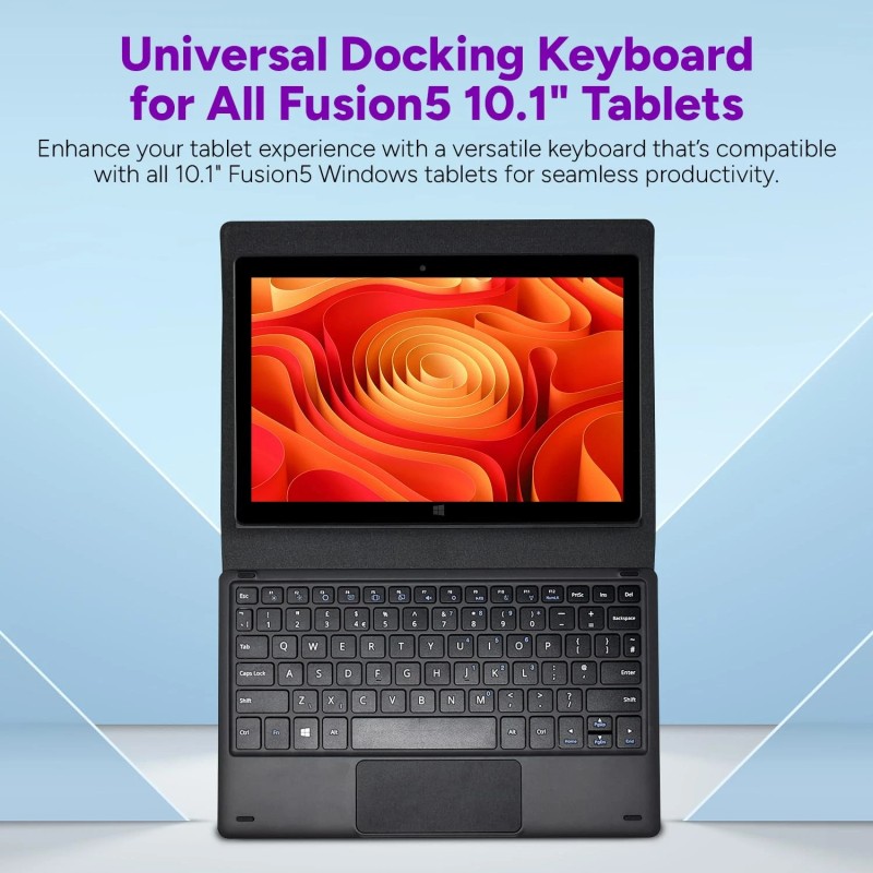Fusion5 Universal Docking Keyboard for All 10.1" Windows Tablet Models