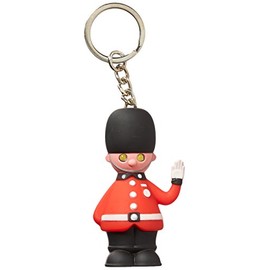 Puckator London Guardsman LED Keyring with Sound (Rule Britannia) Key Chains For Men - Key Wallets For Men Small Toys For Mystery Boxes Small Gifts For Kids Keychain Cute Metal And Resin Keyring