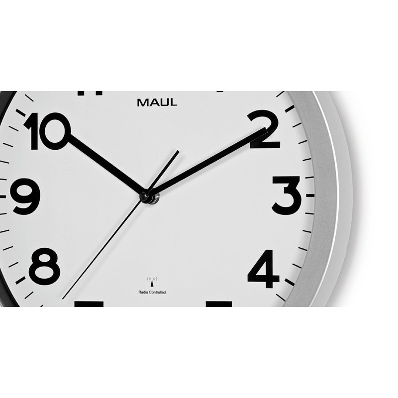 Maul MAULstep Wall Clock Diameter 35 cm | Radio Wall