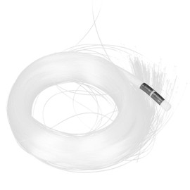 Pack of 200 Fibreglass Light End Glow Cable PMMA Glowing Plastic Fibre Optic Cable for Star Ceiling Light Party Light Night Light Lamp Calming Lamp Fibre Curtain Decoration