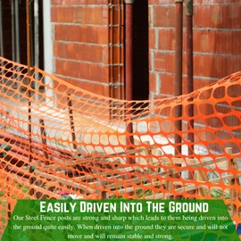 Farm Plastic Supply - Steel Fence Posts - 5-Ft, 25-Pack