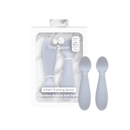 Cucharas Entrenadoras Primeros Alimentos Para Bebé Ezpz Tiny Set De 2 Mini Cucharas 4+ Meses Color Rosa Nordico
