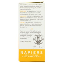 Napiers Summertime Herbal Tea Blend 100g - Natural Herbal Loose Seasonal Tea